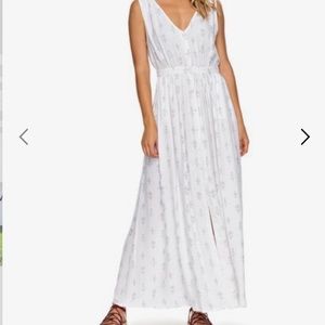 NWT Roxy Apache Nature white midi dress size Medium